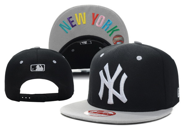 MLB New York Yankees NE Snapback Hat #119